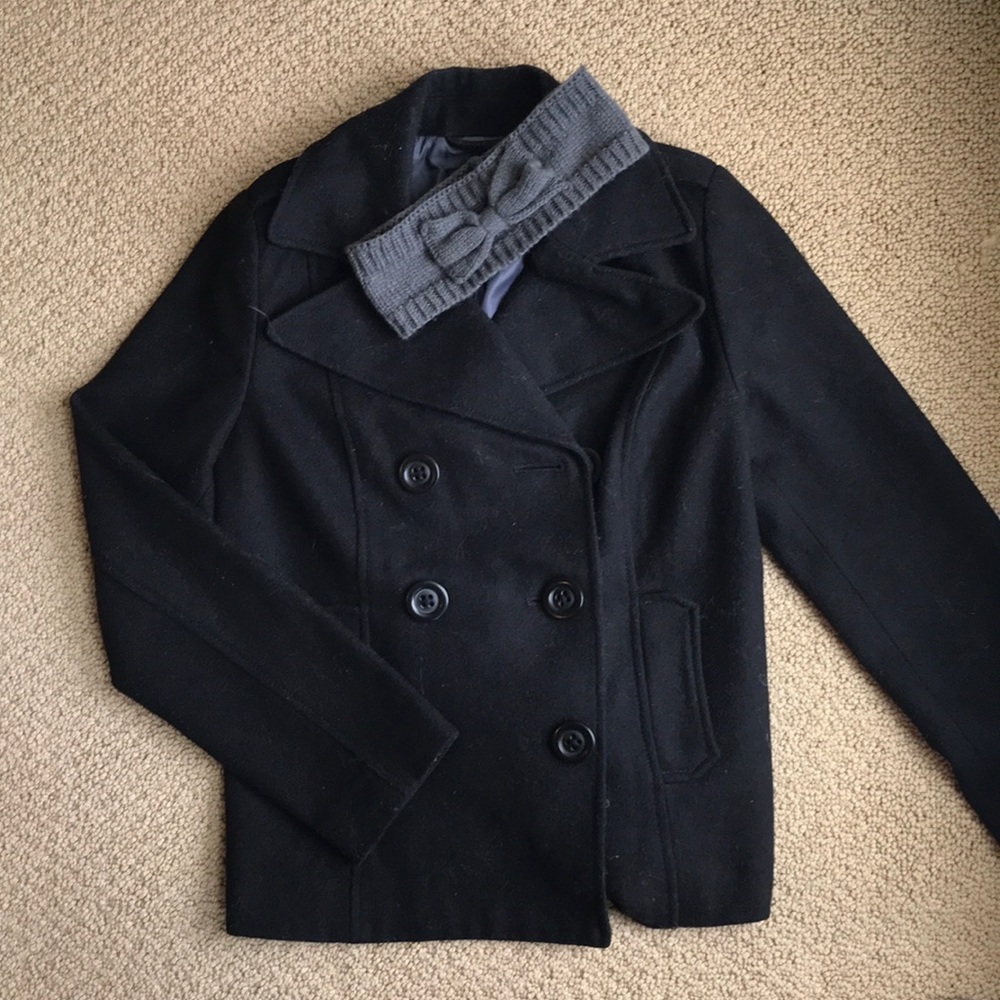 Pea Coat - Black